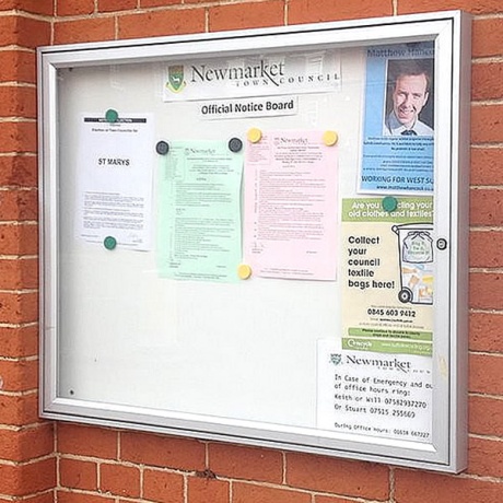 Cyclone External Noticeboard - IP55 Weatherproof Rated